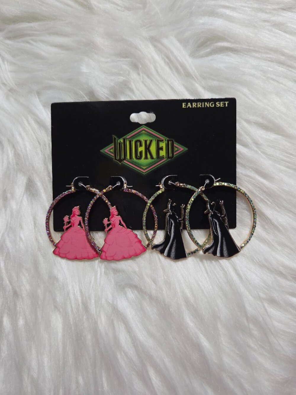 Wicked Character Hoop Earring Set